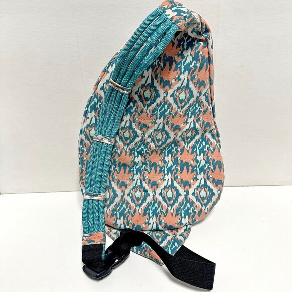 Kavu Teal and Coral Crossbody Bag - Picture 5 of 10